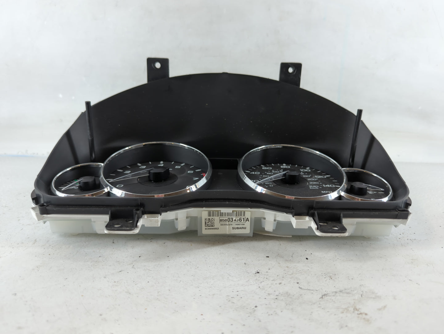 2012 Subaru Legacy Instrument Cluster Speedometer Gauges P/N:85003AJ61A Fits OEM Used Auto Parts - Oemusedautoparts1.com