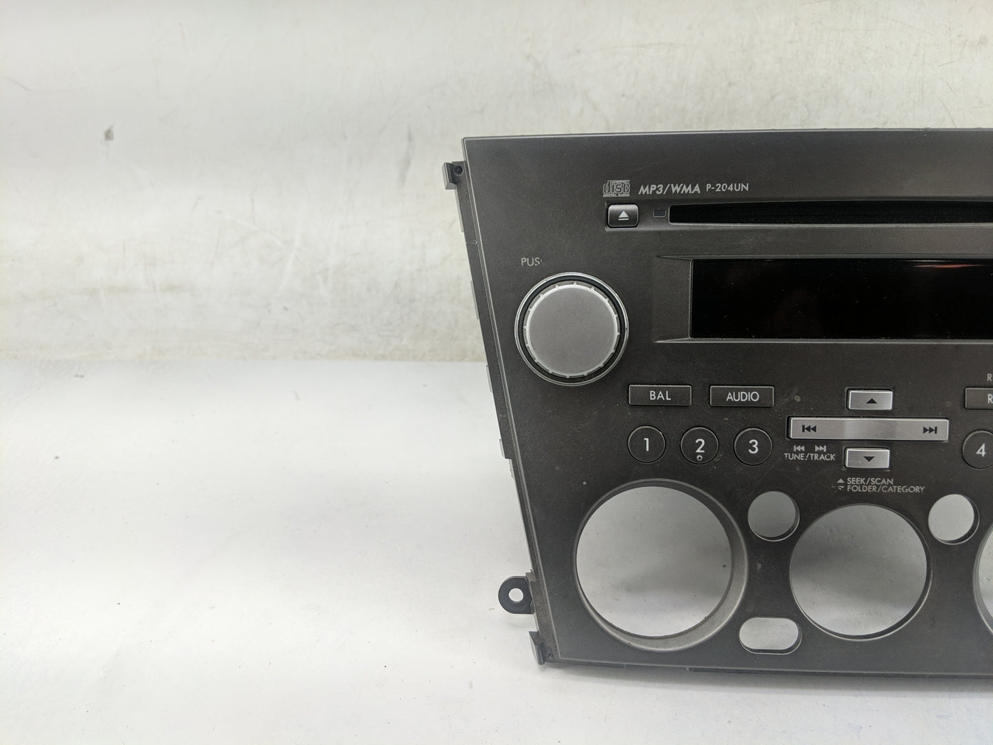 0 Subaru Outback Radio AM FM Cd Player Receiver Replacement Fits Fits 207 2008 2009 OEM Used Auto Parts - Oemusedautoparts1.