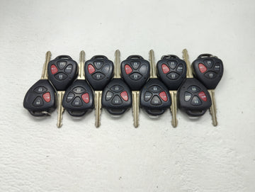 Lot of 10 Toyota Keyless Entry Remote Fob UNKNOWN UNKNOWN - Oemusedautoparts1.com