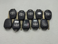 Lot of 10 Toyota Keyless Entry Remote Fob MIXED FCC IDS MIXED PART - Oemusedautoparts1.com