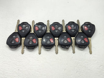 compare product Lot of 10 Toyota Keyless Entry Remote Fob MIXED FCC IDS MIXED PART