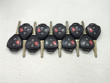 Lot of 10 Toyota Keyless Entry Remote Fob MIXED FCC IDS MIXED PART - Oemusedautoparts1.com