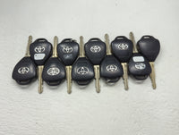Lot of 10 Toyota Keyless Entry Remote Fob MIXED FCC IDS MIXED PART - Oemusedautoparts1.com