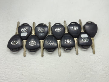 Lot of 10 Toyota Keyless Entry Remote Fob MIXED FCC IDS MIXED PART