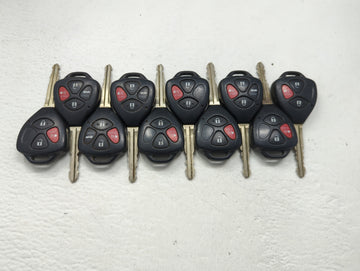 Lot of 10 Toyota Keyless Entry Remote Fob MIXED FCC IDS MIXED PART - Oemusedautoparts1.com