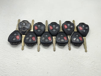 compare product Lot of 10 Toyota Keyless Entry Remote Fob MIXED FCC IDS MIXED PART