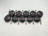 Lot of 10 Toyota Keyless Entry Remote Fob MIXED FCC IDS MIXED PART - Oemusedautoparts1.com