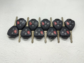 compare product Lot of 10 Toyota Keyless Entry Remote Fob MIXED FCC IDS MIXED PART
