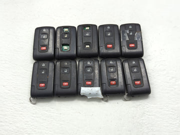 Lot of 10 Toyota Keyless Entry Remote Fob MIXED FCC IDS MIXED PART - Oemusedautoparts1.com