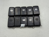 Lot of 10 Toyota Keyless Entry Remote Fob MIXED FCC IDS MIXED PART - Oemusedautoparts1.com