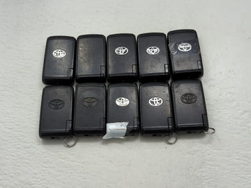 Lot of 10 Toyota Keyless Entry Remote Fob MIXED FCC IDS MIXED PART