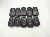 Lot of 10 Toyota Keyless Entry Remote Fob MIXED FCC IDS MIXED PART - Oemusedautoparts1.com