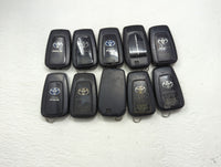 Lot of 10 Toyota Keyless Entry Remote Fob MIXED FCC IDS MIXED PART - Oemusedautoparts1.com