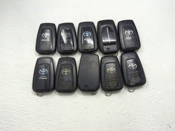 Lot of 10 Toyota Keyless Entry Remote Fob MIXED FCC IDS MIXED PART