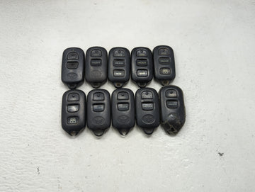 Lot of 10 Toyota Keyless Entry Remote Fob MIXED FCC IDS MIXED PART 1471444 - Oemusedautoparts1.com