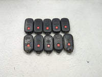 Lot of 10 Toyota Keyless Entry Remote Fob MIXED FCC IDS MIXED PART 1471444 - Oemusedautoparts1.com