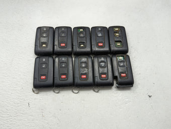 compare product Lot of 10 Toyota Keyless Entry Remote Fob MIXED FCC IDS MIXED PART 1473587
