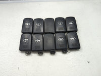 Lot of 10 Toyota Keyless Entry Remote Fob MIXED FCC IDS MIXED PART 1473598 - Oemusedautoparts1.com