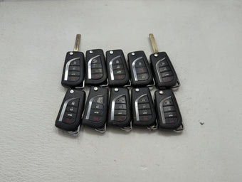 compare product Lot of 10 Toyota Keyless Entry Remote Fob MIXED FCC IDS MIXED PART 1473600