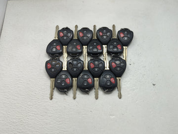 Lot of 15 Toyota Keyless Entry Remote Fob MIXED FCC IDS 1473643 - Oemusedautoparts1.com