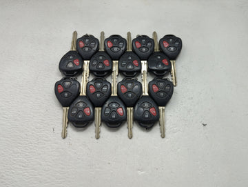 Lot of 15 Toyota Keyless Entry Remote Fob MIXED FCC IDS 1473644 - Oemusedautoparts1.com