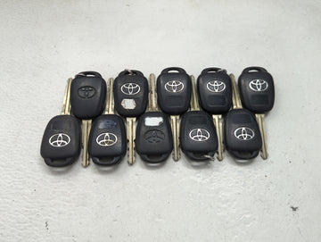 Lot of 10 Toyota Keyless Entry Remote Fob MIXED FCC IDS 1473658