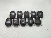 Lot of 10 Toyota Keyless Entry Remote Fob MIXED FCC IDS 1473660 - Oemusedautoparts1.com