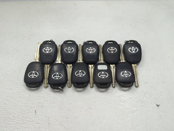 Lot of 10 Toyota Keyless Entry Remote Fob MIXED FCC IDS 1473661