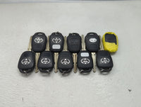 Lot of 10 Toyota Keyless Entry Remote Fob MIXED FCC IDS 1473662 - Oemusedautoparts1.com