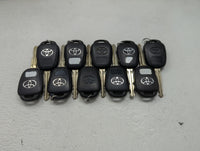 Lot of 10 Toyota Keyless Entry Remote Fob MIXED FCC IDS 1473664 - Oemusedautoparts1.com