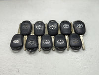 Lot of 10 Toyota Keyless Entry Remote Fob MIXED FCC IDS 1473665 - Oemusedautoparts1.com