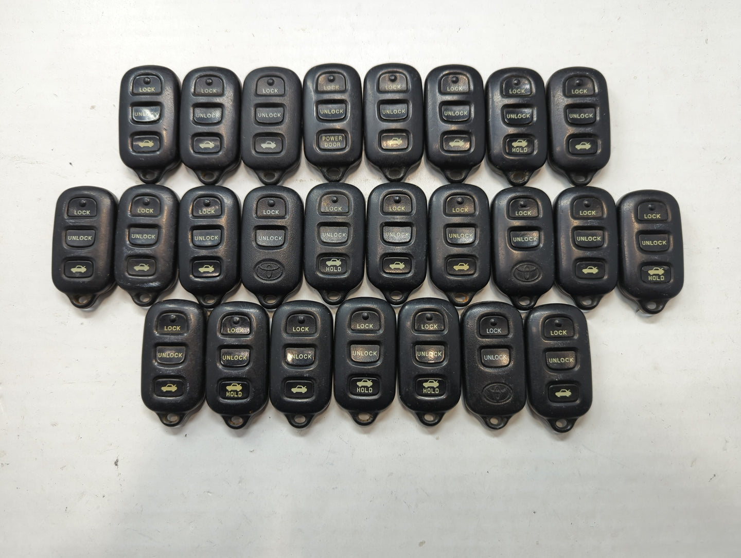 Lot of 25 Toyota Keyless Entry Remote Fob GQ43VT14T - Oemusedautoparts1.com