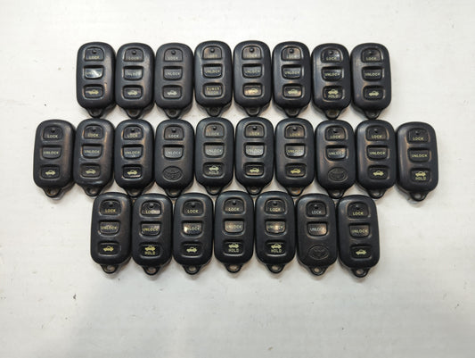 Lot of 25 Toyota Keyless Entry Remote Fob GQ43VT14T - Oemusedautoparts1.com