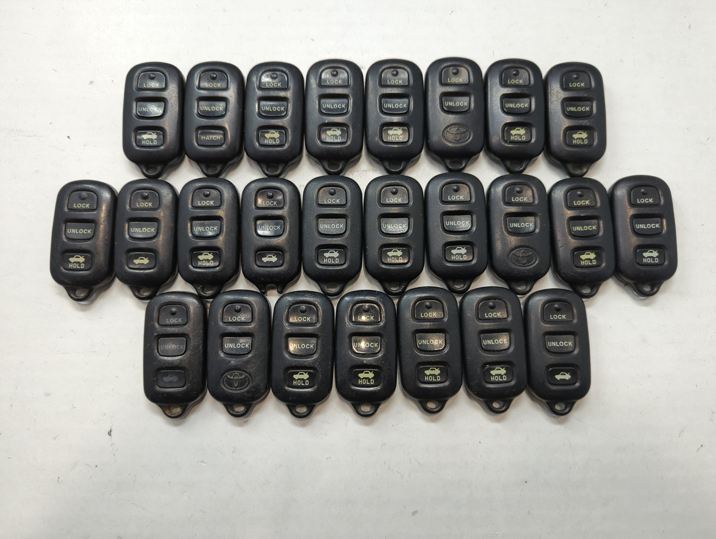 Lot of 25 Toyota Keyless Entry Remote Fob GQ43VT14T - Oemusedautoparts1.com