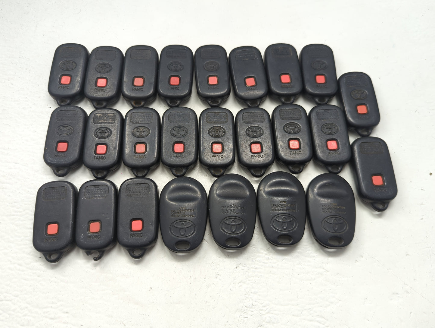 Lot of 25 Toyota Keyless Entry Remote Fob GQ43VT14T - Oemusedautoparts1.com
