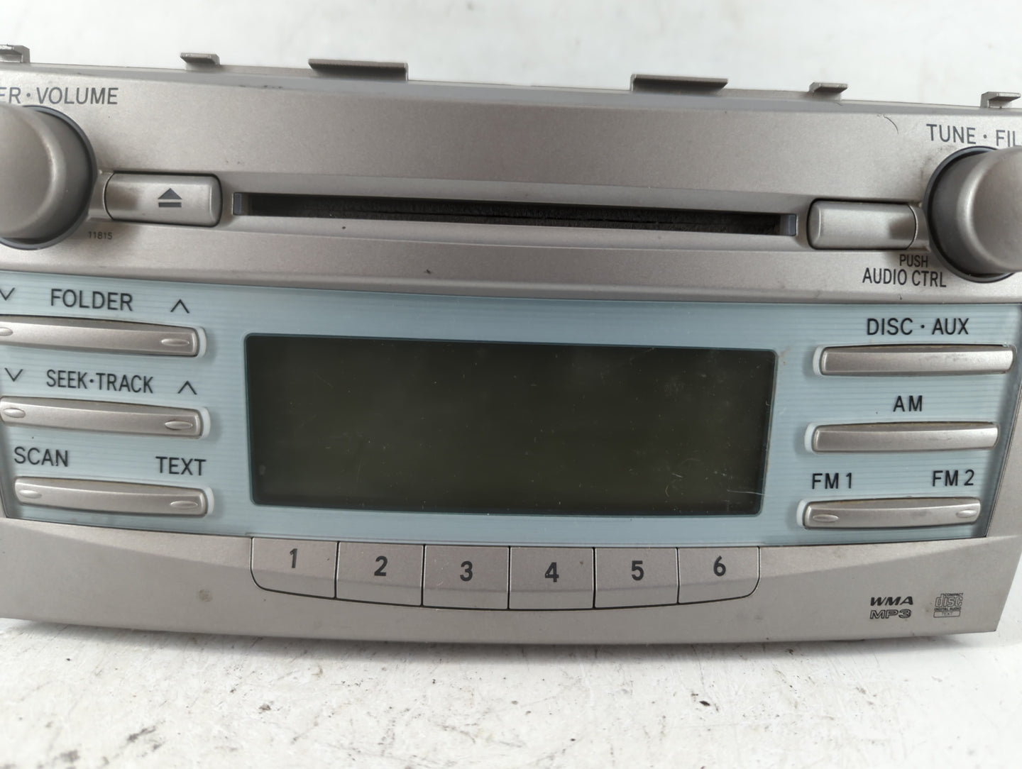 2007-2009 Toyota Camry Radio AM FM Cd Player Receiver Replacement P/N:86120-06182 86120-33890 Fits Fits 2007 2008 2009 OEM U
