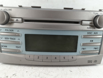 2007-2009 Toyota Camry Radio AM FM Cd Player Receiver Replacement P/N:86120-06182 86120-33890 Fits Fits 2007 2008 2009 OEM Used Auto Parts