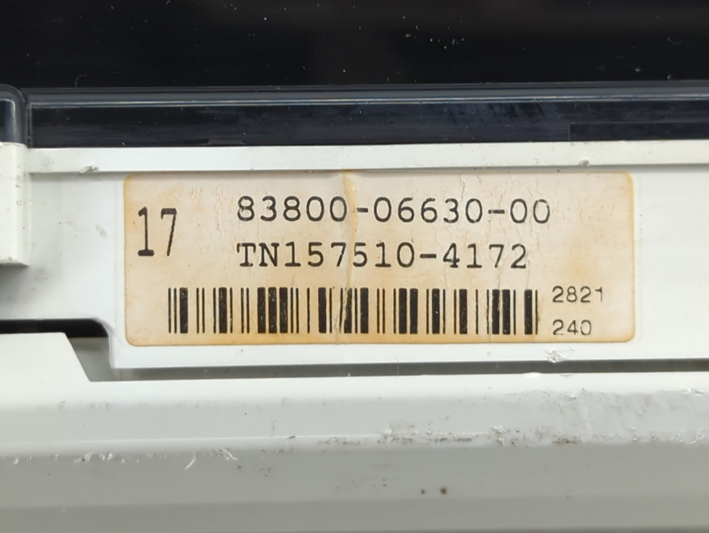 0 Toyota Camry Instrument Cluster Speedometer Gauges Fits OEM Used Auto Parts - Oemusedautoparts1.com