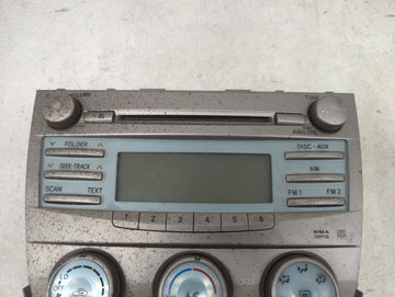 2007-2009 Toyota Camry Radio AM FM Cd Player Receiver Replacement Fits Fits 2007 2008 2009 OEM Used Auto Parts - Oemusedauto