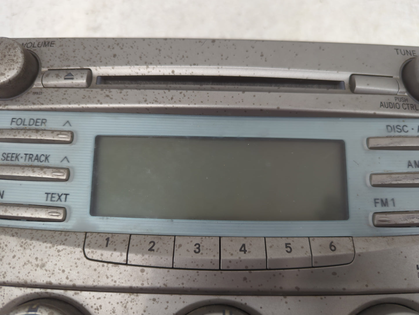2007-2009 Toyota Camry Radio AM FM Cd Player Receiver Replacement Fits Fits 2007 2008 2009 OEM Used Auto Parts - Oemusedauto
