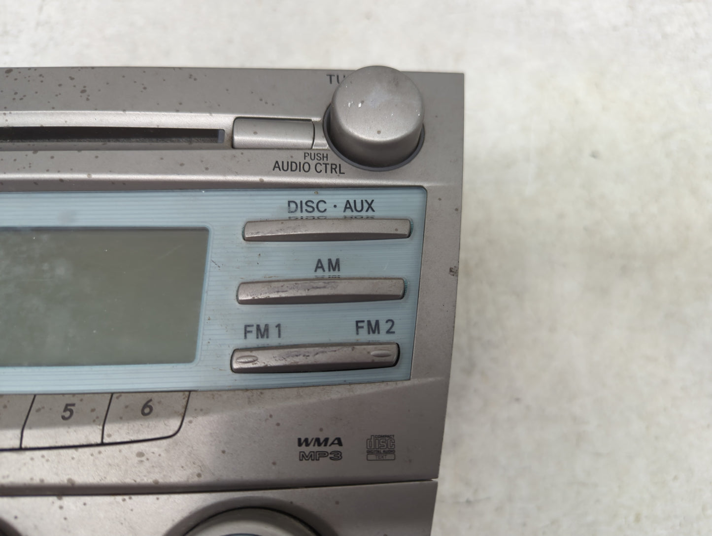 2007-2009 Toyota Camry Radio AM FM Cd Player Receiver Replacement Fits Fits 2007 2008 2009 OEM Used Auto Parts - Oemusedauto
