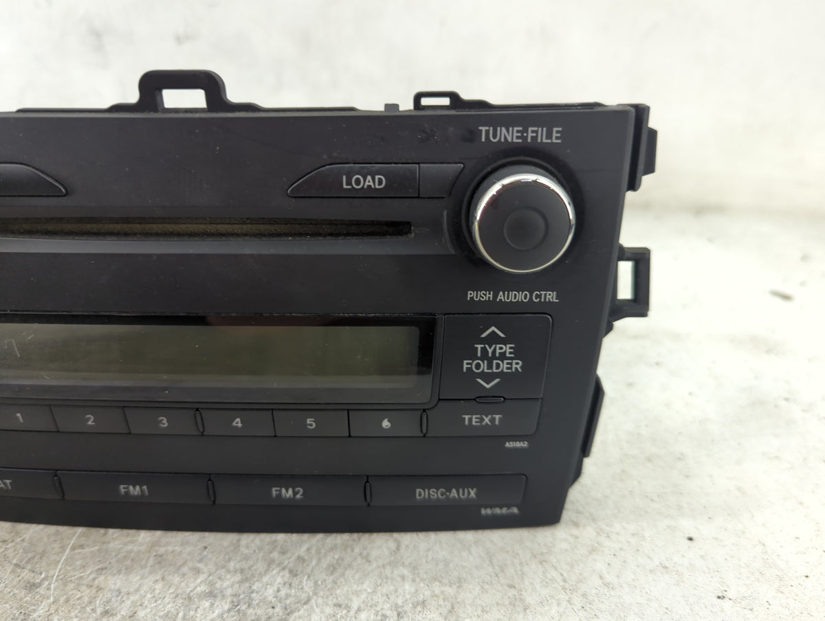 2009-2010 Toyota Corolla Radio AM FM Cd Player Receiver Replacement Fits 2009 2010 OEM Used Auto Parts - Oemusedautoparts1.c