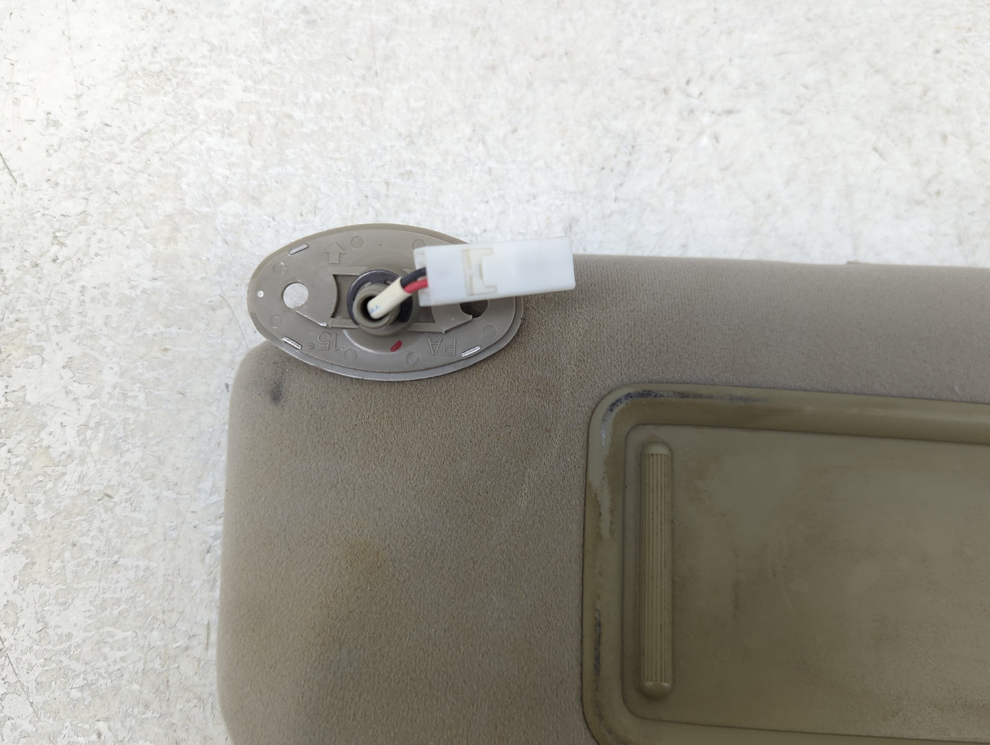 2006-2009 Toyota Prius Sun Visor Shade Replacement Driver Left Mirror Fits Fits 2006 2007 2008 2009 OEM Used Auto Parts - Oe
