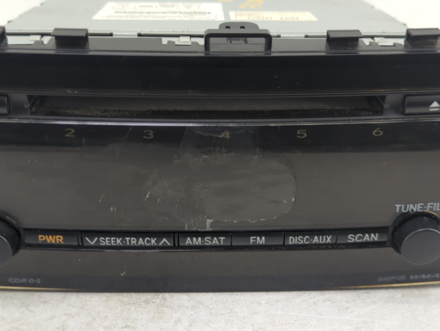 2006-2009 Toyota Prius Radio AM FM Cd Player Receiver Replacement Fits Fits 2006 2007 2008 2009 OEM Used Auto Parts - Oemuse