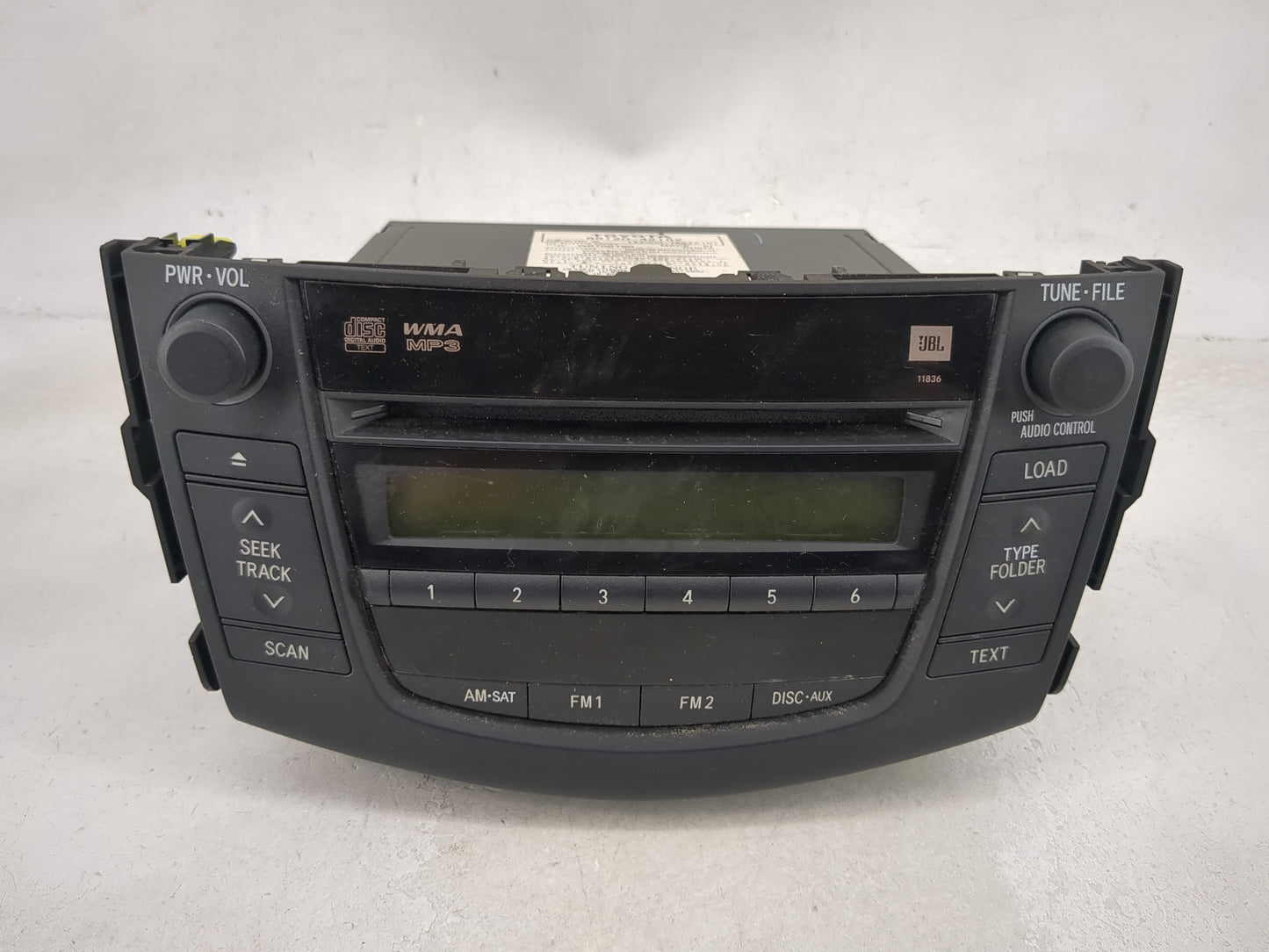 2006-2008 Toyota Rav4 Radio AM FM Cd Player Receiver Replacement Fits Fits 2006 2007 2008 OEM Used Auto Parts - Oemusedautop