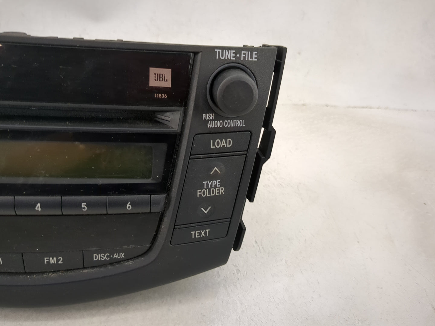 2006-2008 Toyota Rav4 Radio AM FM Cd Player Receiver Replacement Fits Fits 2006 2007 2008 OEM Used Auto Parts - Oemusedautop