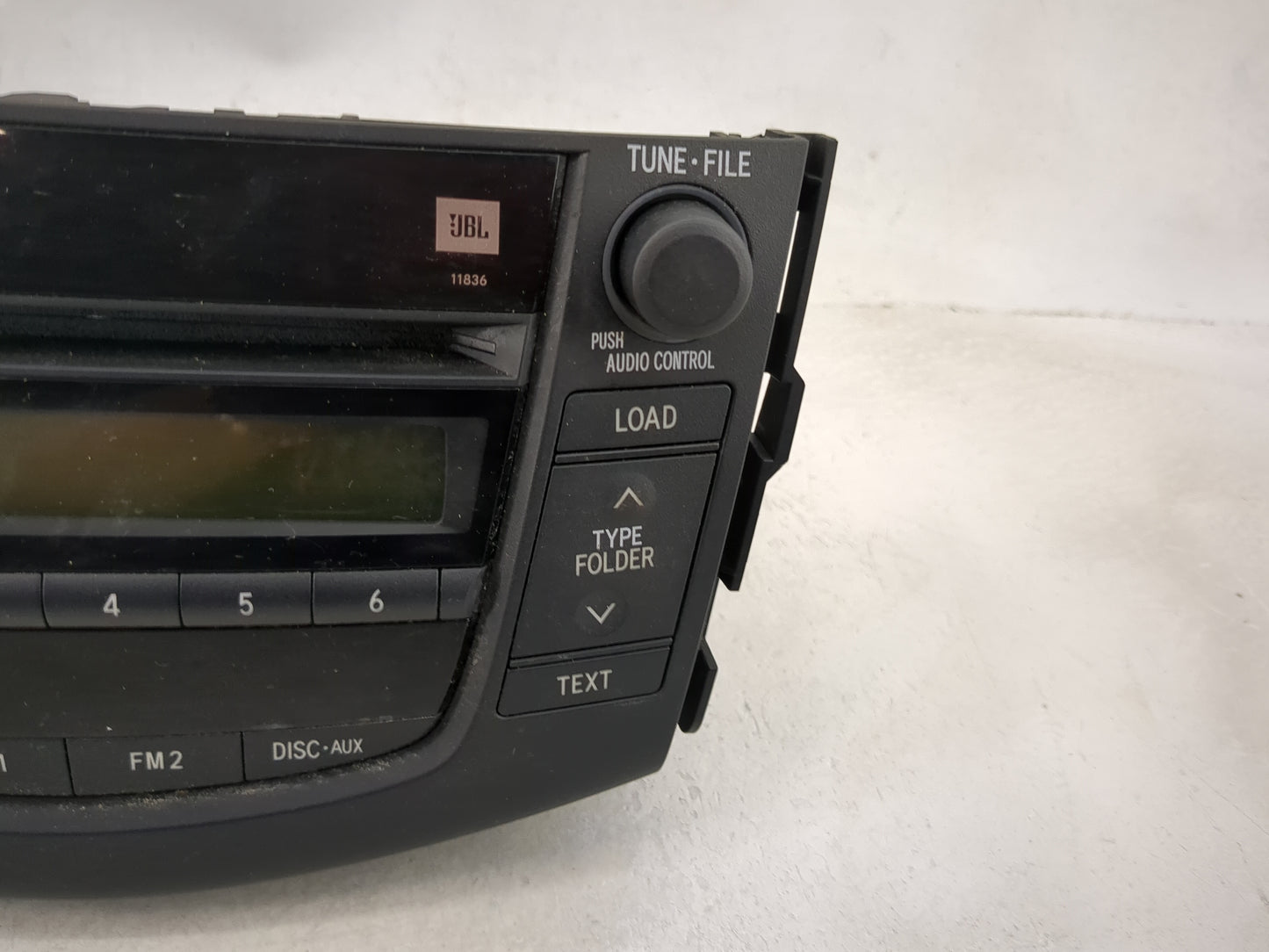 2006-2008 Toyota Rav4 Radio AM FM Cd Player Receiver Replacement Fits Fits 2006 2007 2008 OEM Used Auto Parts - Oemusedautop