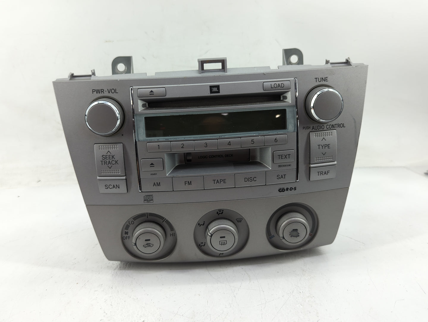 2004-2006 Toyota Solara Radio AM FM Cd Player Receiver Replacement Fits Fits 2004 2005 2006 OEM Used Auto Parts - Oemusedaut