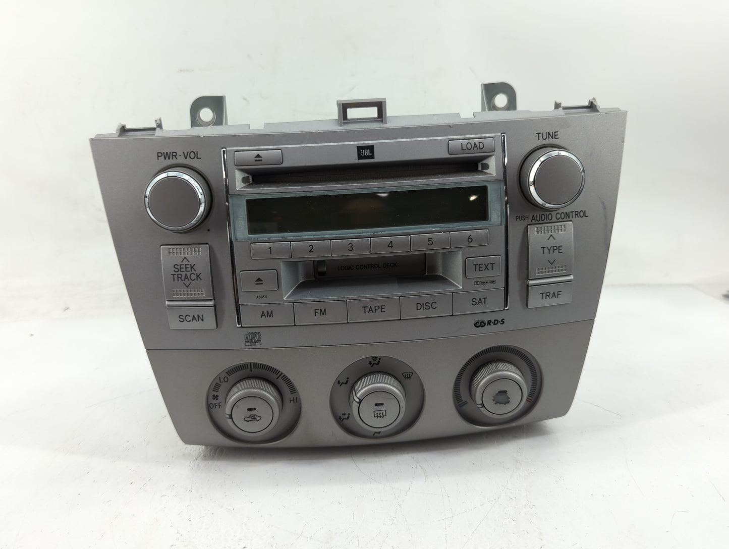 2004-2006 Toyota Solara Radio AM FM Cd Player Receiver Replacement Fits Fits 2004 2005 2006 OEM Used Auto Parts - Oemusedaut