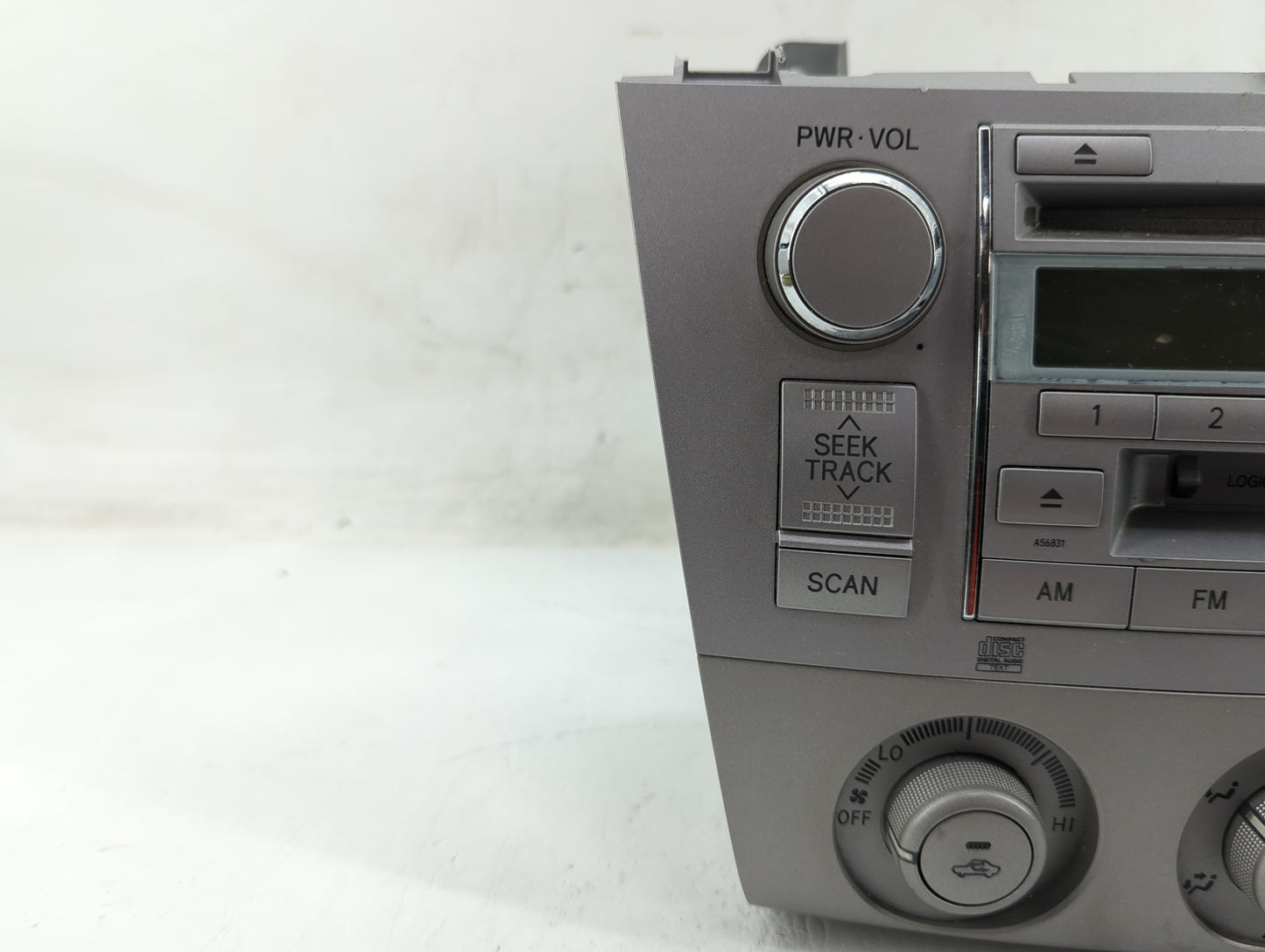 2004-2006 Toyota Solara Radio AM FM Cd Player Receiver Replacement Fits Fits 2004 2005 2006 OEM Used Auto Parts - Oemusedaut